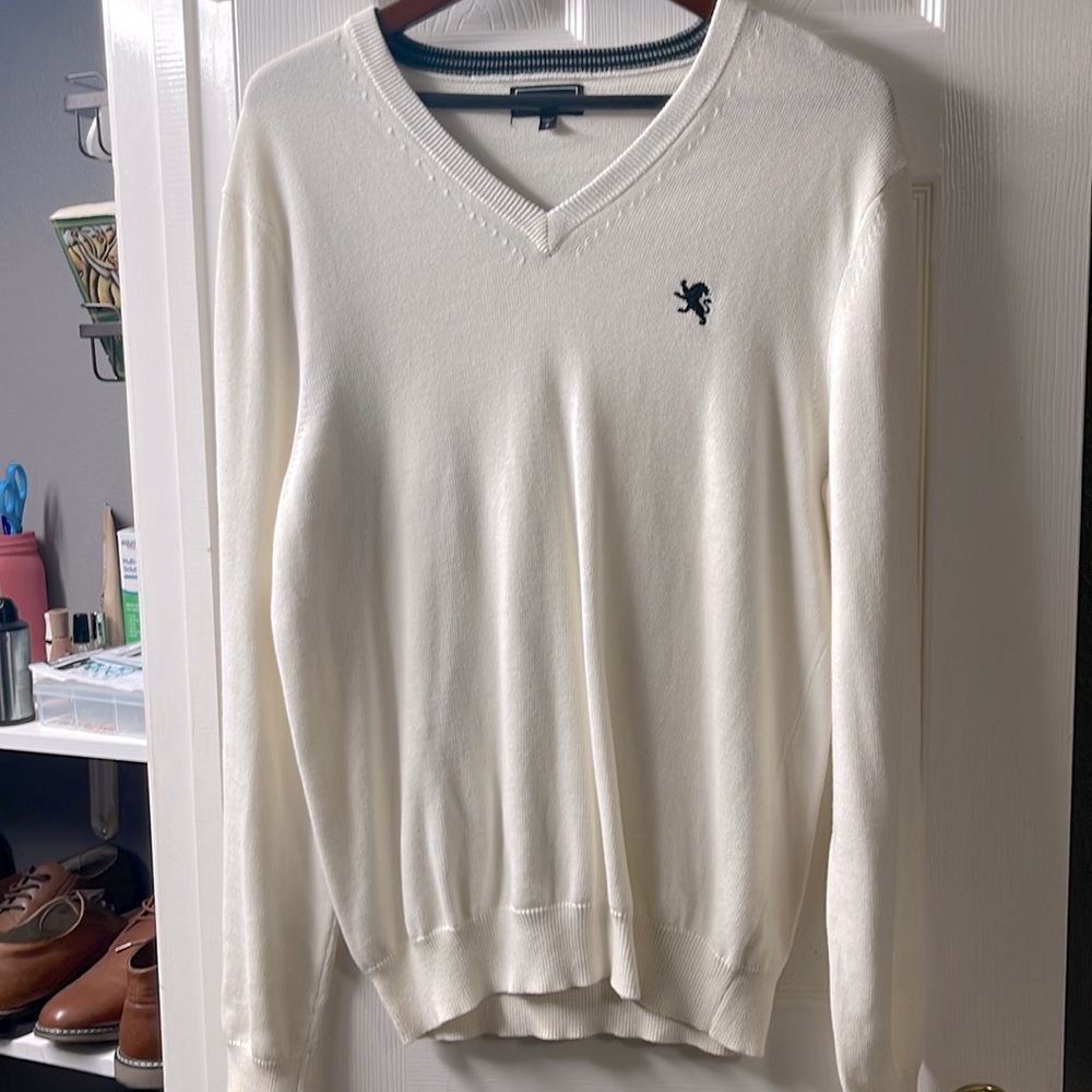 Express off white sweater men size M